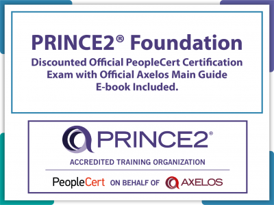 PRINCE2® 6 Foundation -Discounted Official PeopleCert Certification Exam with official Axelos Main Guide E-book Included